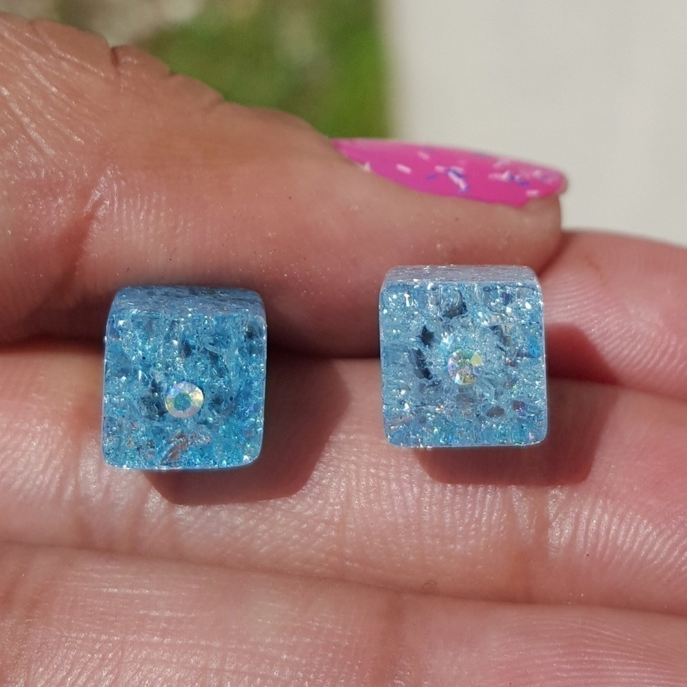 STAINLESS steel earrings - Picture 2 of 7